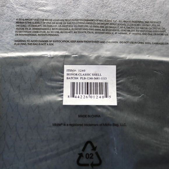 NEW Miche Honor Classic (Shell ONLY) Black Purse Bag - Picture 2 of 7